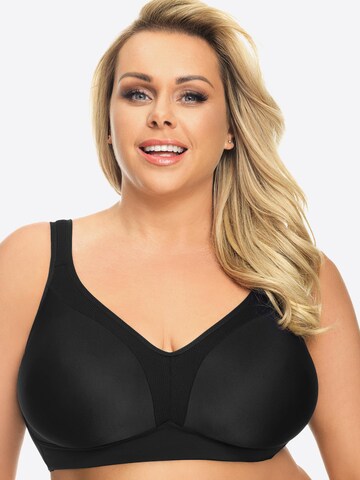 Gorsenia T-Shirt BH 'K422 Anya' in Schwarz