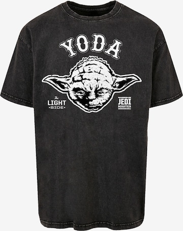F4NT4STIC Shirt 'Star Wars Yoda Grand Master' in Schwarz: predná strana