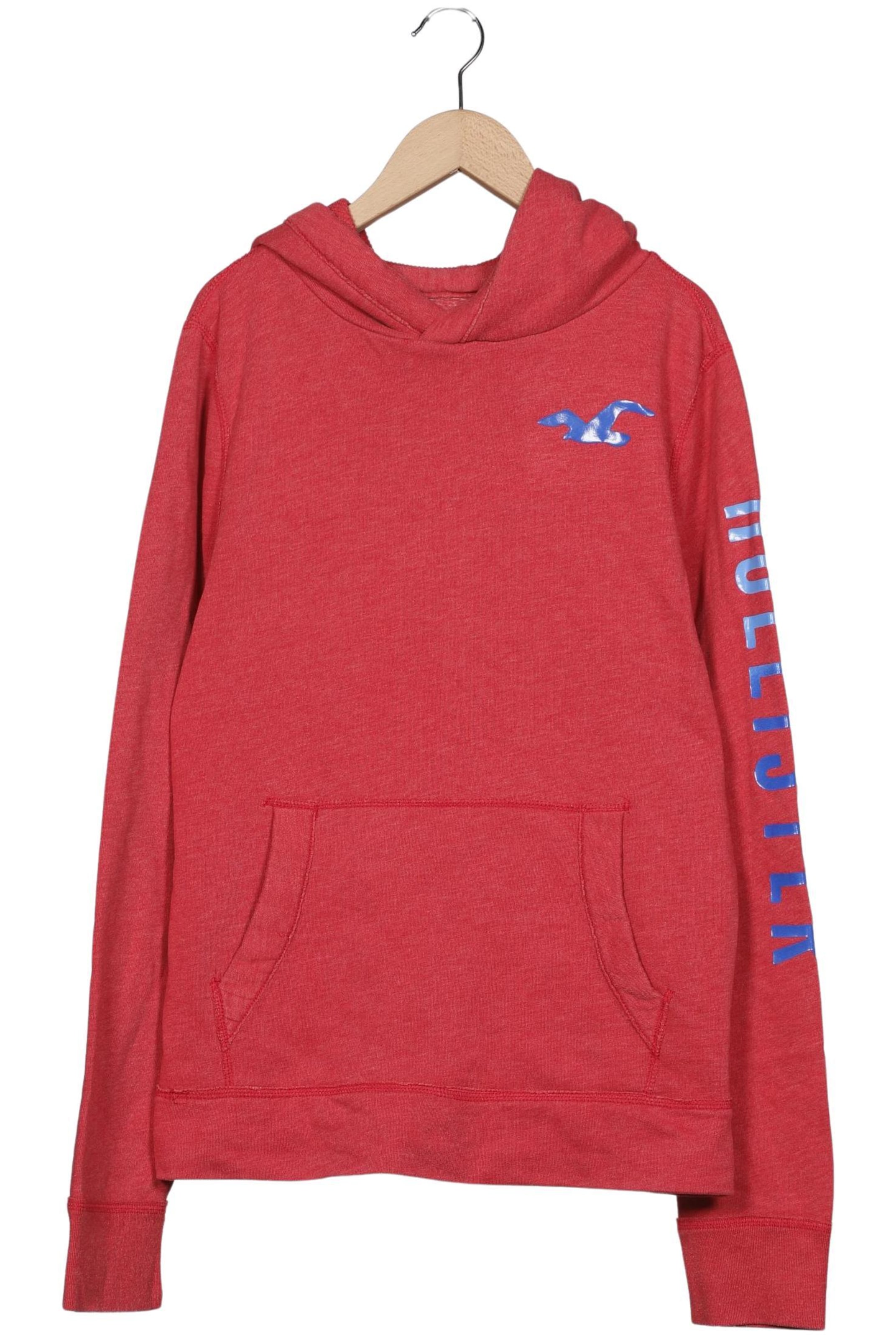 HOLLISTER Sweatshirt & Zip-Up Hoodie in L in Red: front