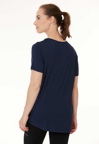 ENDURANCE Funkčné tričko 'Siva' - Modrá
