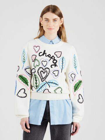 Fabienne Chapot Sweater 'Vesper' in White: front