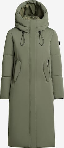 khujo Winter Coat 'Luggs' in Green: front