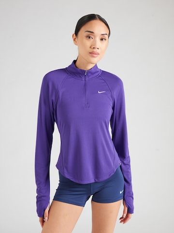 NIKE Функциональная футболка 'TEMPO' в Лиловый: спереди