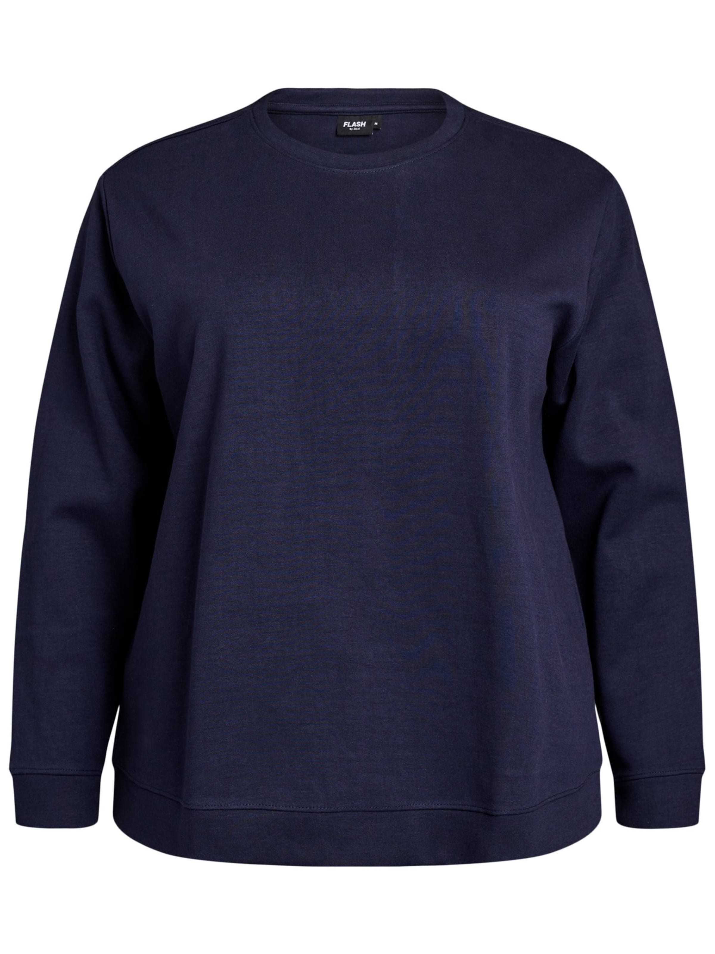 Flash by Zizzi Μπλούζα φούτερ 'Vigga' σε μπλε: μπροστά