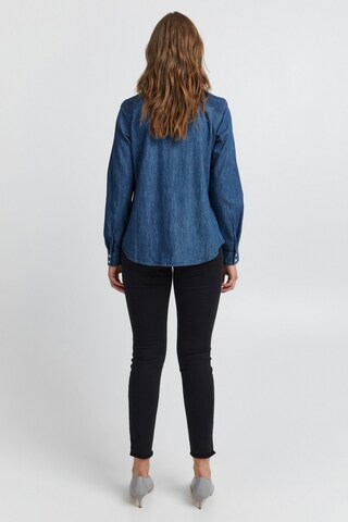 PULZ Jeans Blouse ' PZTORI ' in Blauw