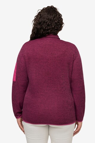 Ulla Popken Sweatvest in Roze