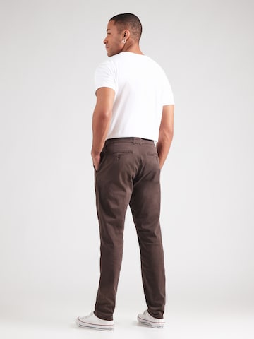 Casual Friday - Slimfit Pantalón chino 'Viggo' en marrón