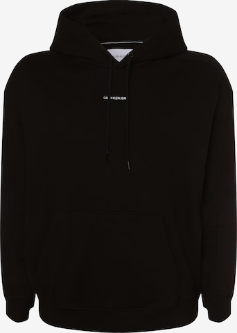 Calvin Klein Jeans Plus Sweatshirt in Black: front