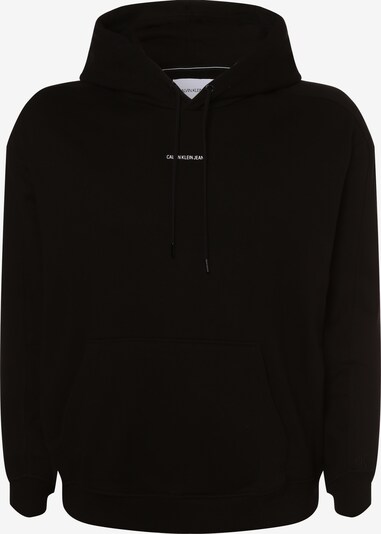 Calvin Klein Jeans Plus Sweat-shirt en noir / blanc, Vue avec produit
