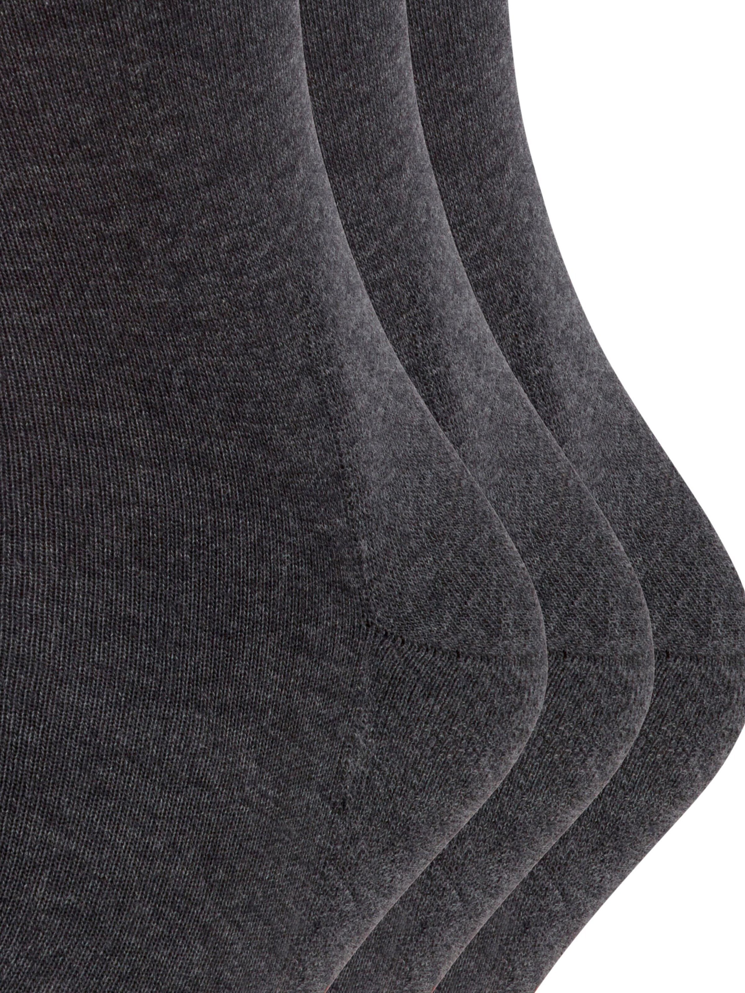 FALKE Socks 'Run 3-Pack' in Grey