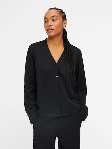 OBJECT Blouse 'Tilda' in Zwart: voorkant