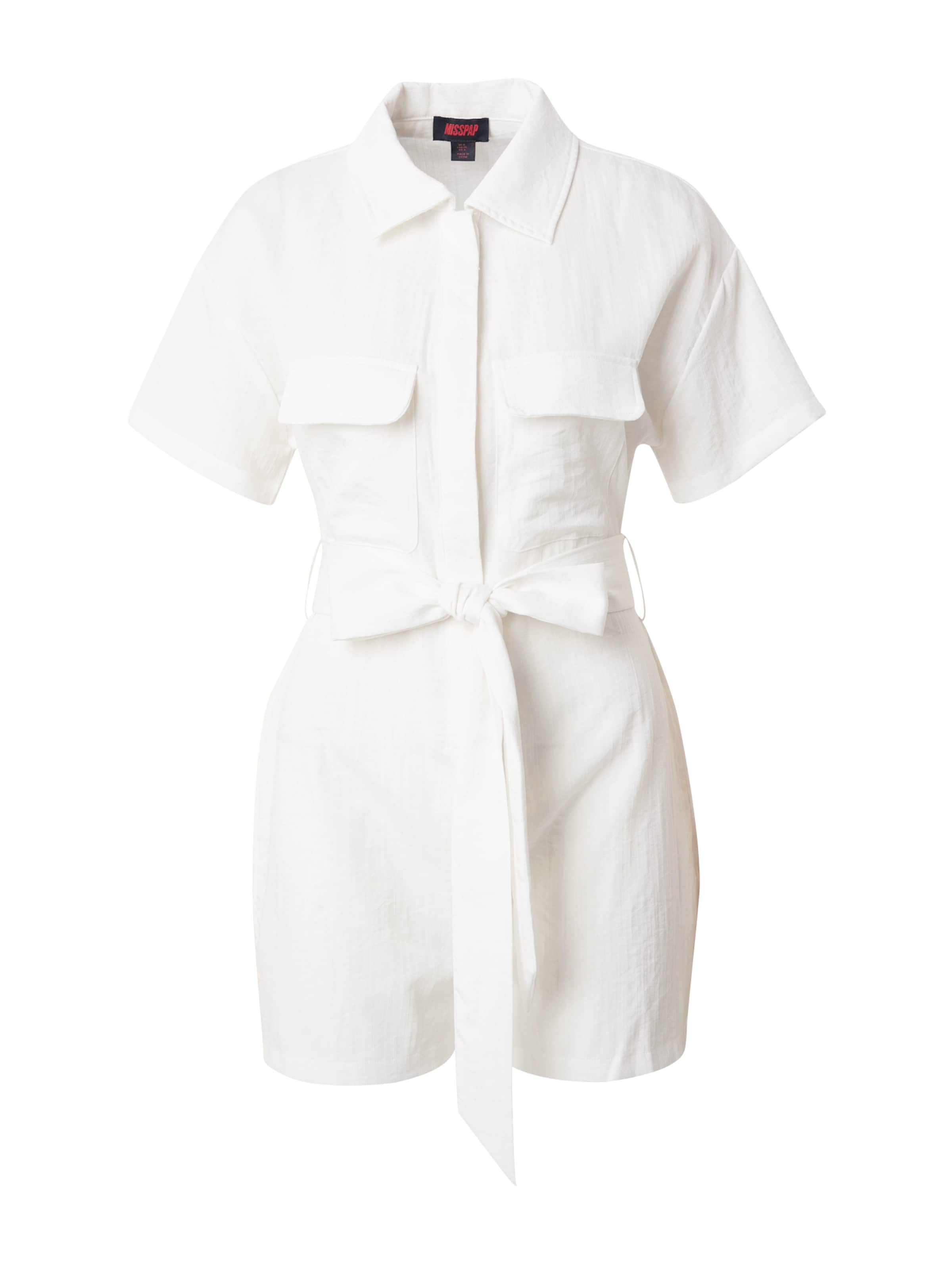 Combinaison Misspap en blanc : devant