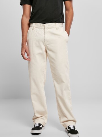 regular Pantaloni di Urban Classics in beige: frontale