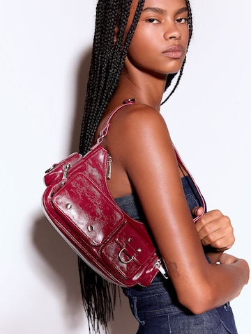 Bershka Shoulder Bag in Red