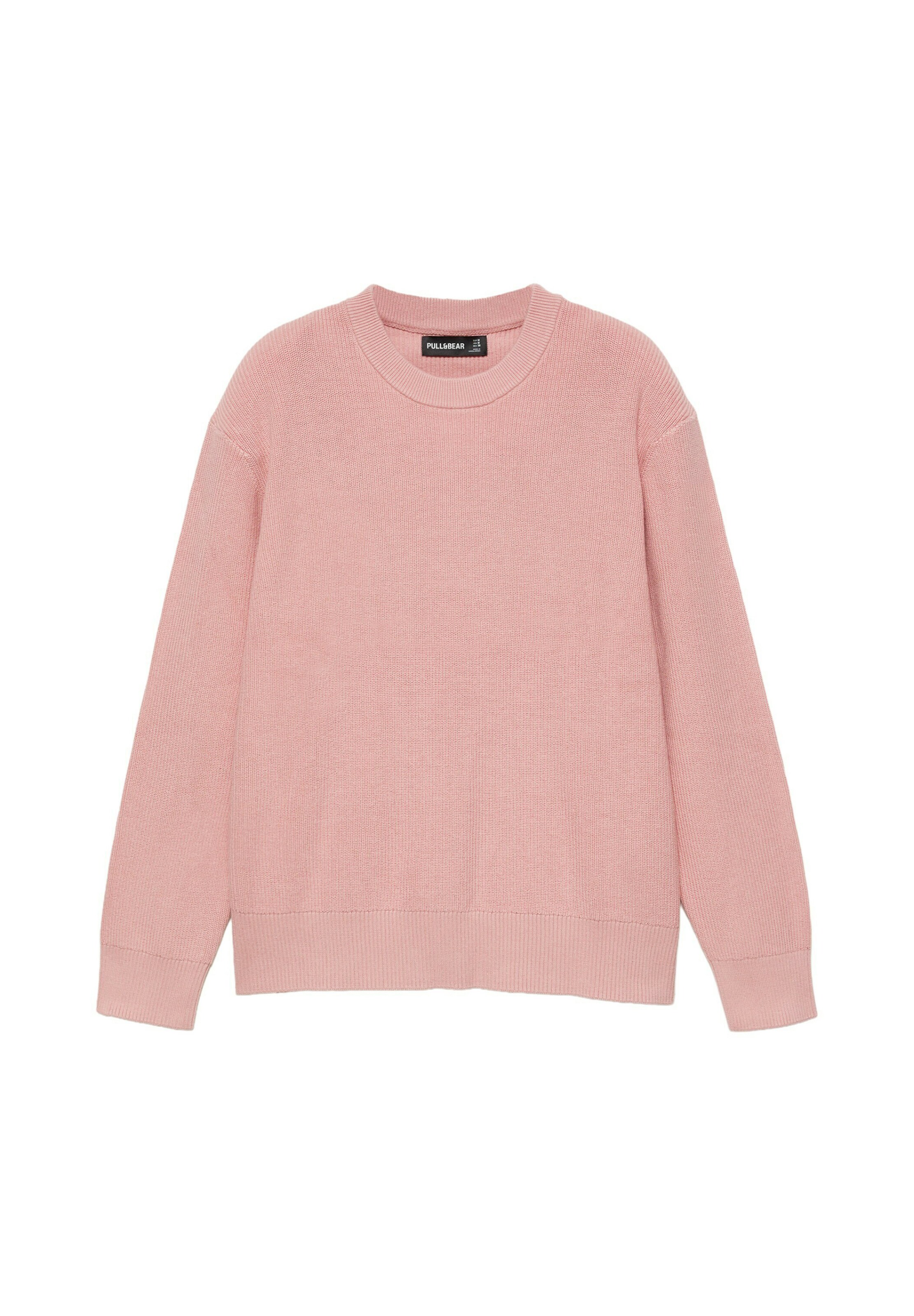 Pull&Bear Neulepaita värissä vaaleanpunainen: etupuoli