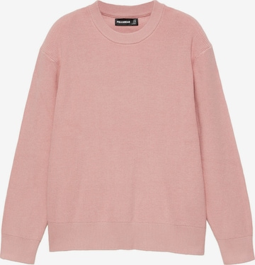 Pull&Bear Neulepaita värissä vaaleanpunainen: etupuoli