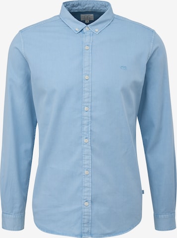 QS Regular Fit Hemd in Blau: predná strana