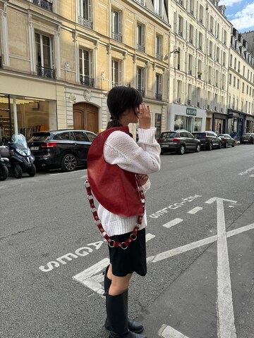 MAS1 Shoulder Bag 'D Bag x Duo' in Red