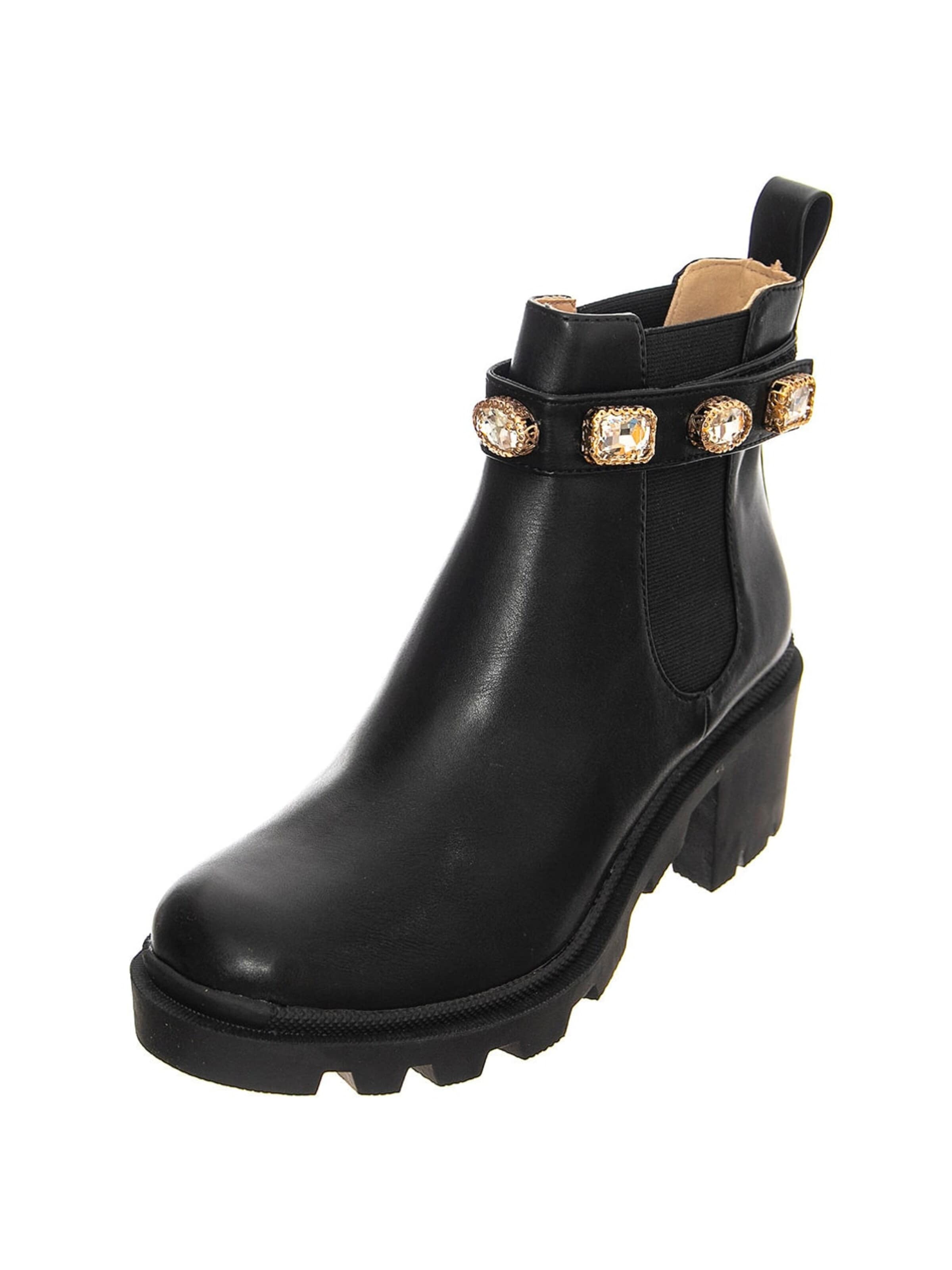 STEVE MADDEN Bottes 'AMULET BLACK' en 37 en noir, Vue avec produit