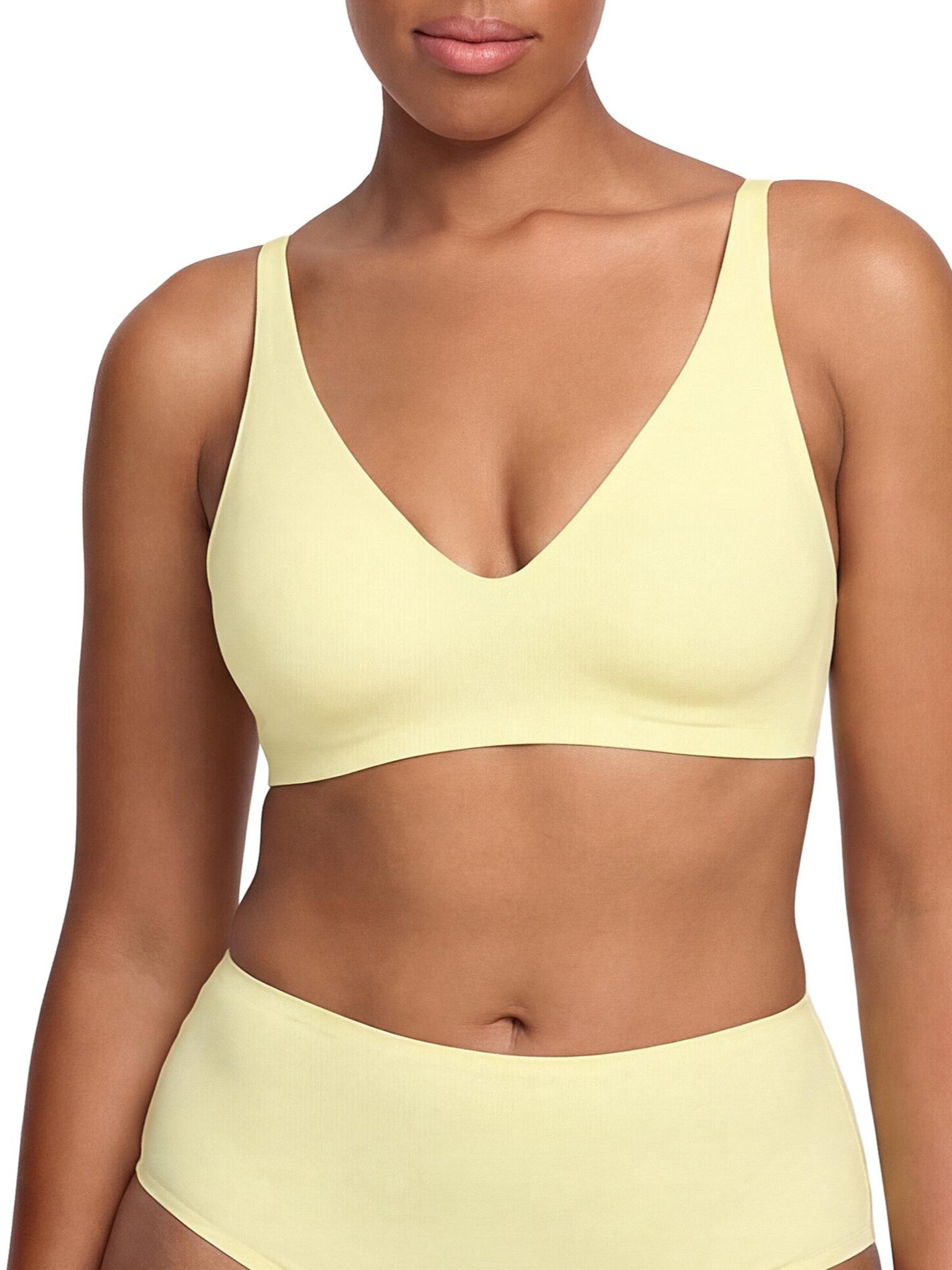 cfab (formerly creamy fabrics) Push-up Behå 'Comfort Push-Up BH' i gul: framsida