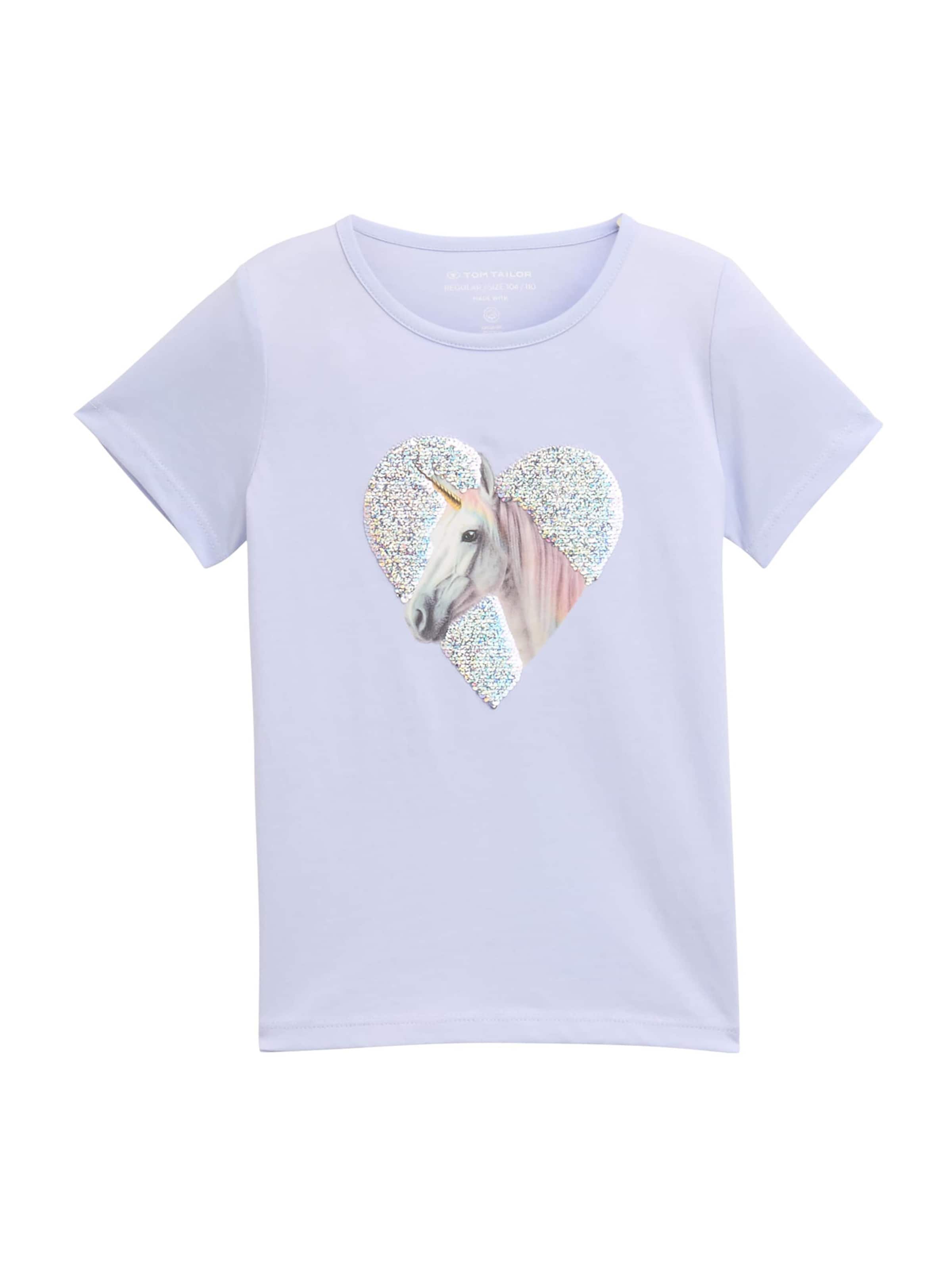 lillā TOM TAILOR T-Krekls: no priekšpuses