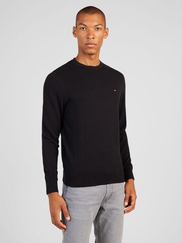 TOMMY HILFIGER Sweater 'Classics' in Black: front