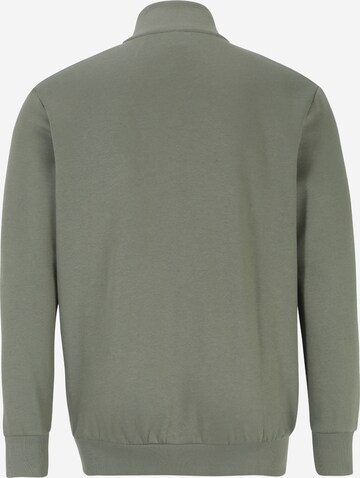 Jack & Jones Plus - Sudadera con cremallera 'DUST' en verde