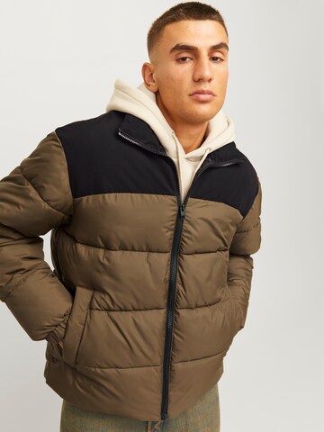 JACK & JONES Vinterjakke 'JJMOON' i brun