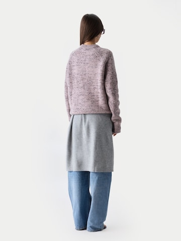 GOBI Cashmere Tröja 'Unisex Mouline Cashmere Sweater' i rosa