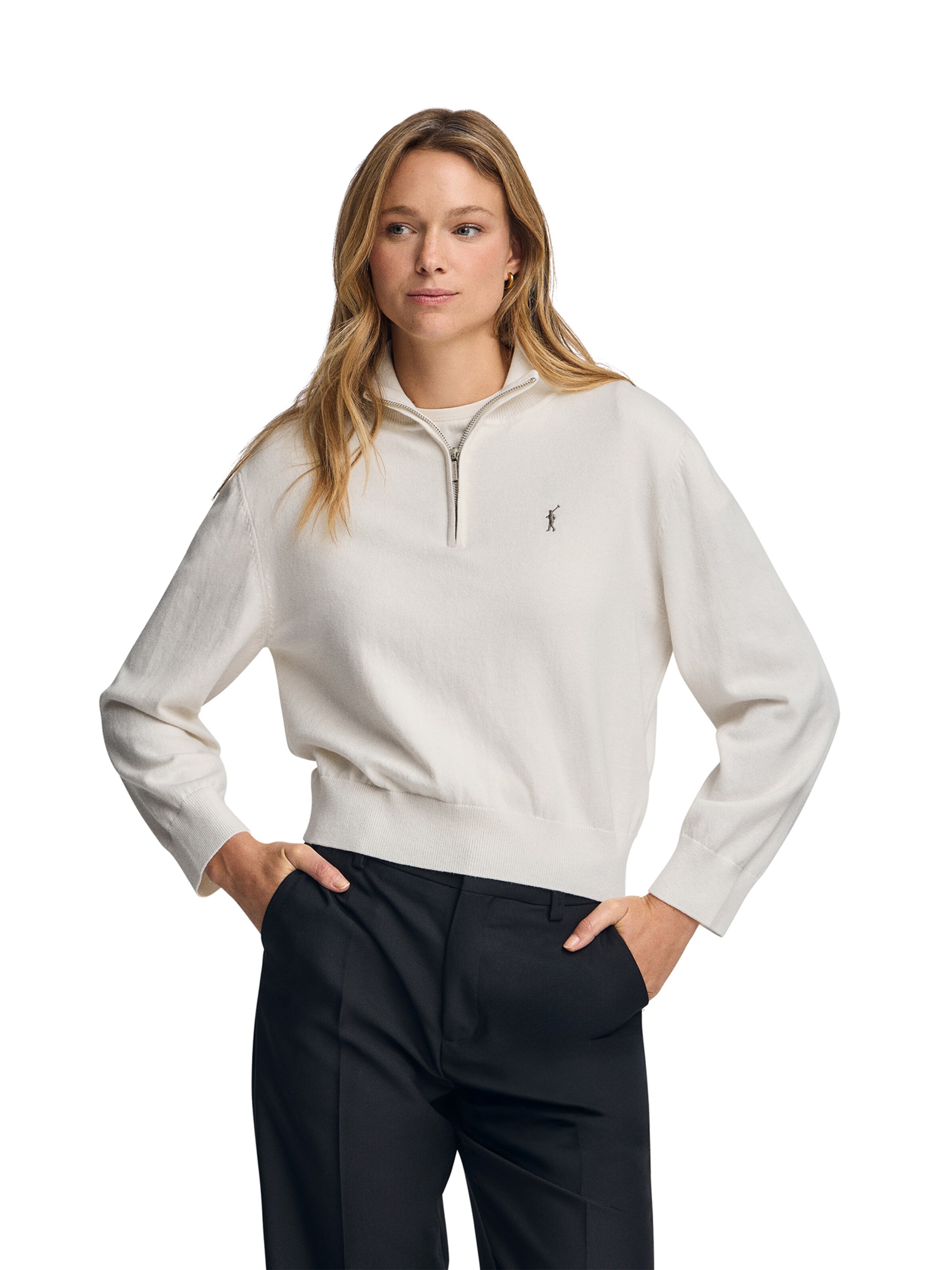 Polo Club Pullover in Weiß: Vorderseite