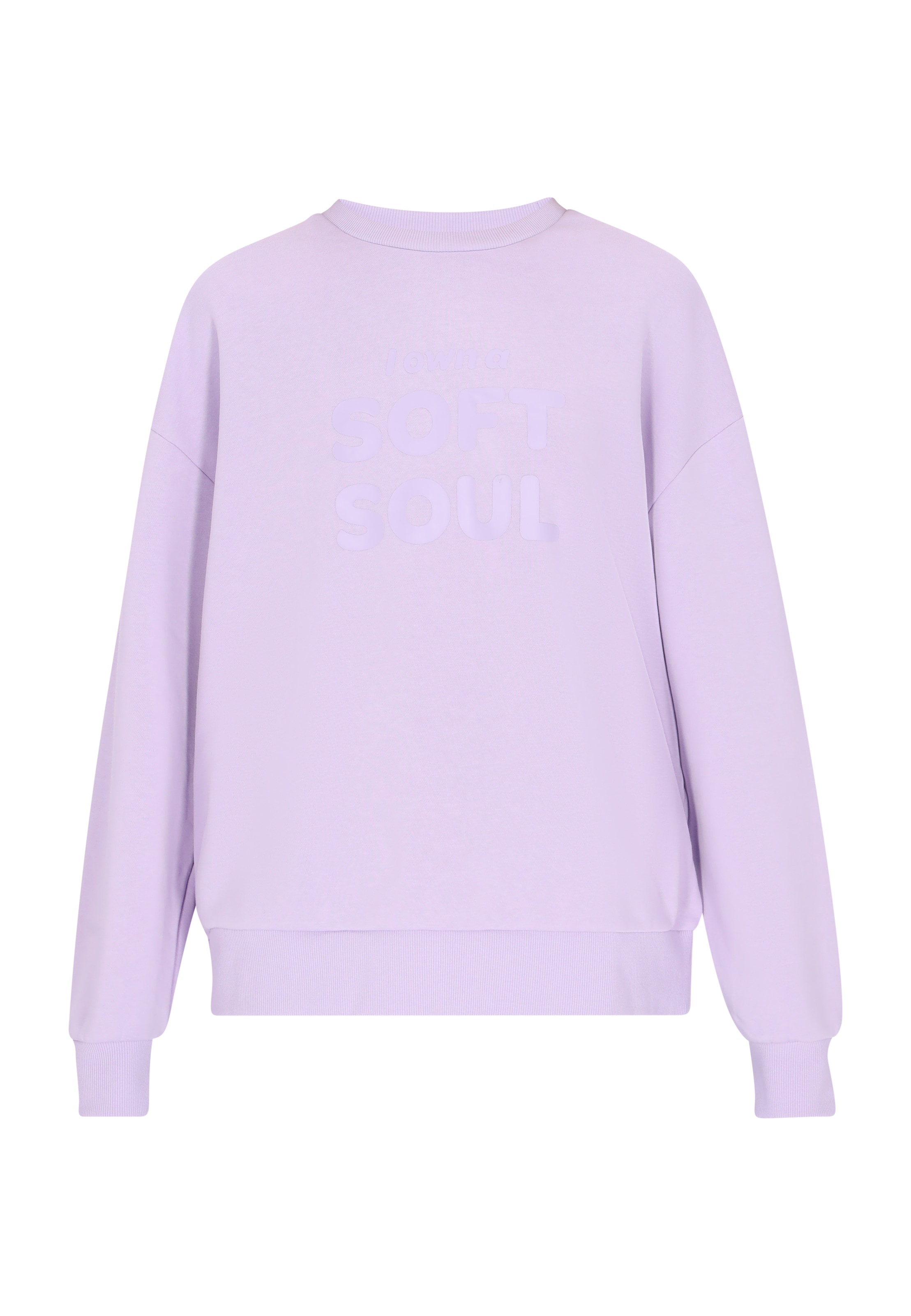 purpurinė MYMO Megztinis be užsegimo 'Back To School': priekis