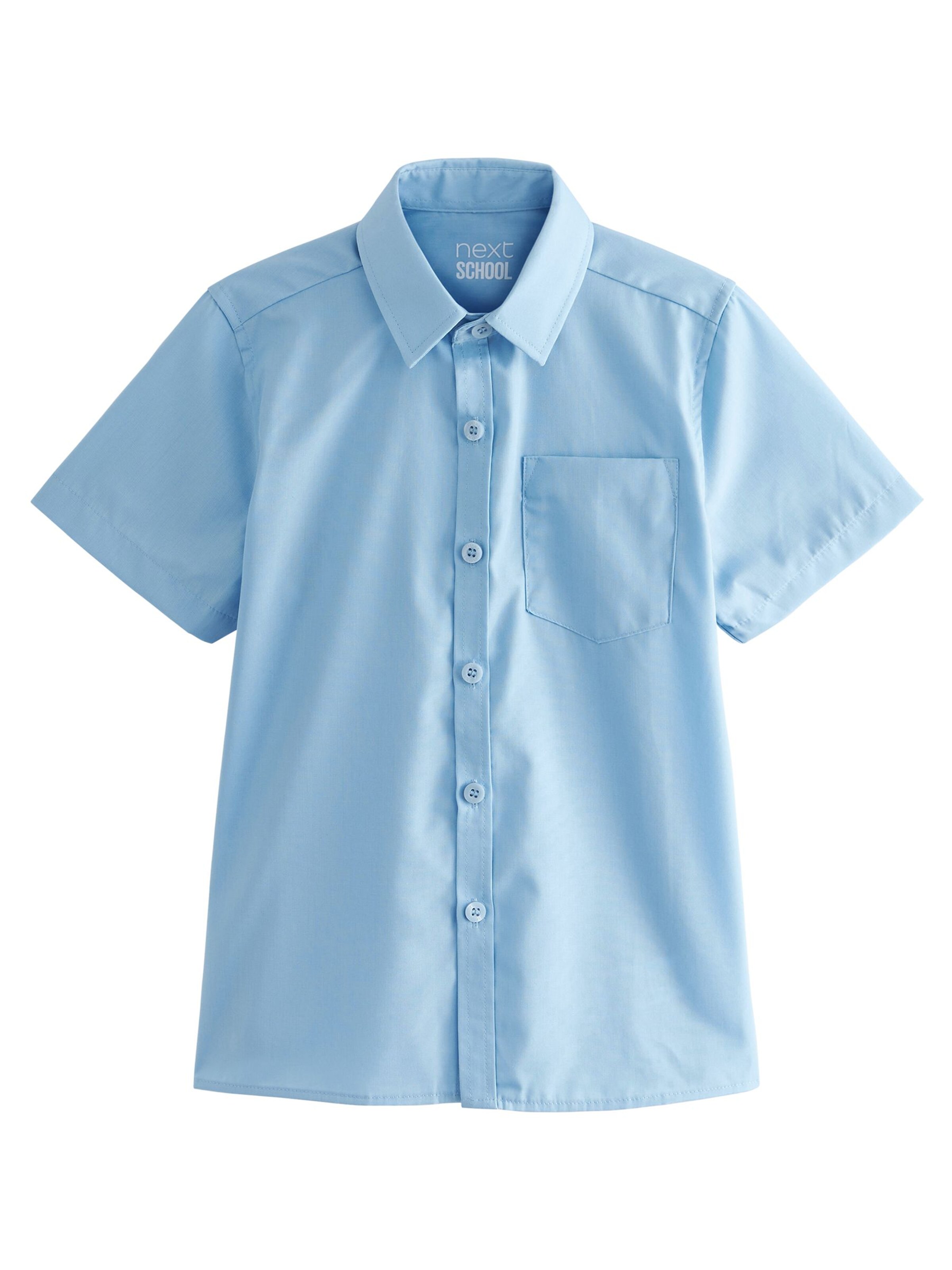 Next Regular fit Button up shirt in Blue