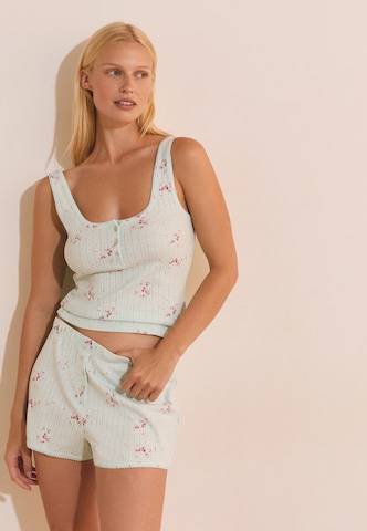 ETAM Korte pyjama 'Katell' in Groen