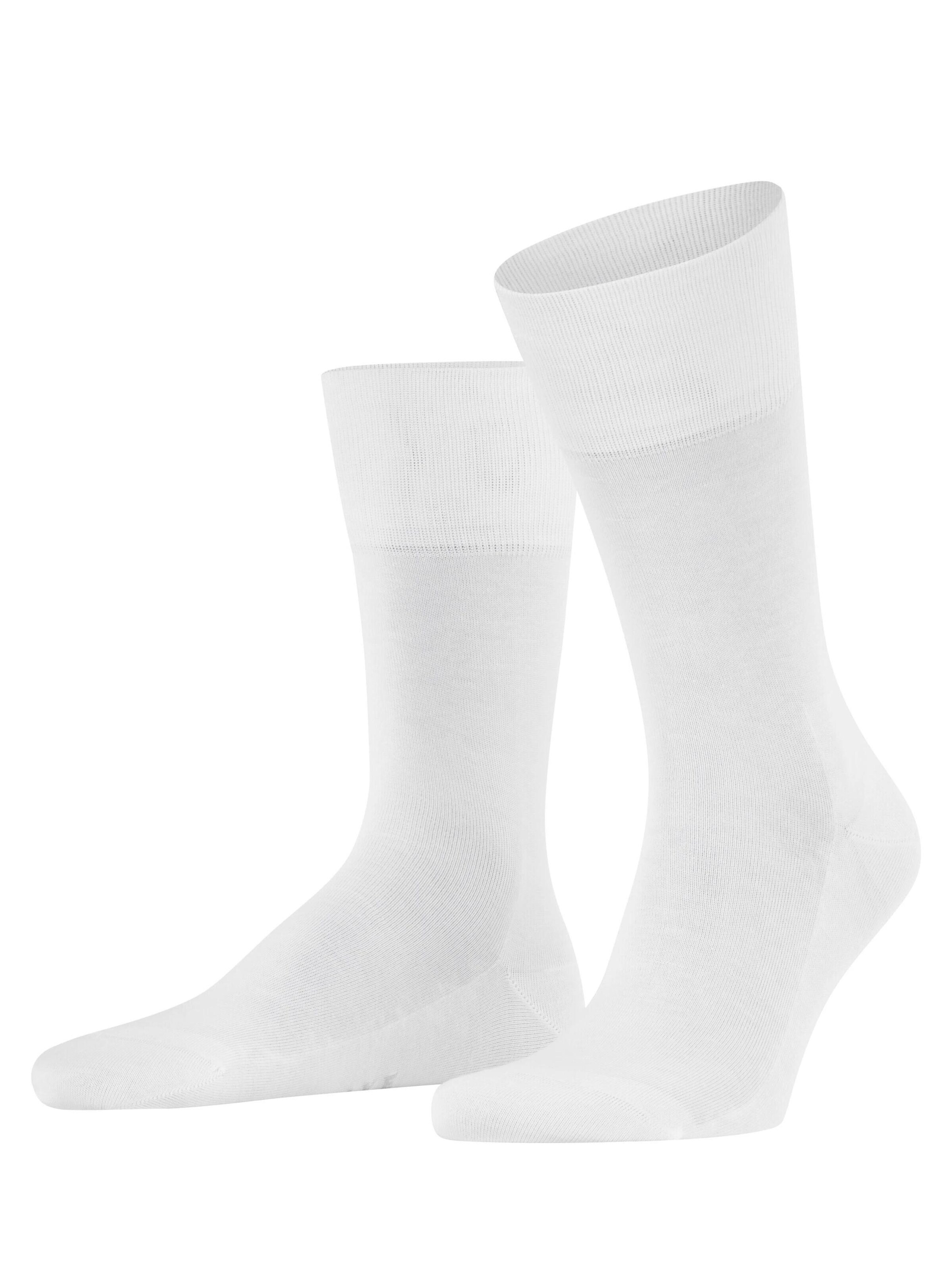 FALKE Socken 'Tiago'‌‌‌‌‌‌ in Weiß: Vorderseite