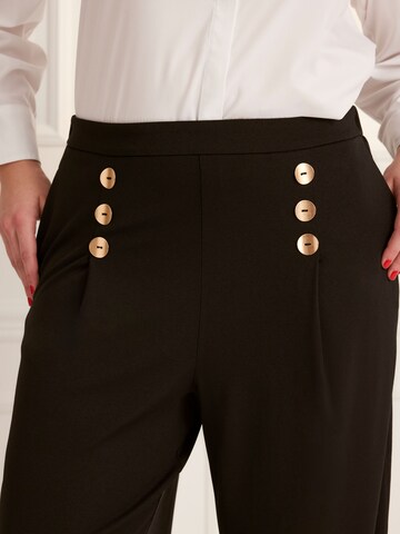 Guido Maria Kretschmer Curvy Regular Broek 'Hale' in Zwart