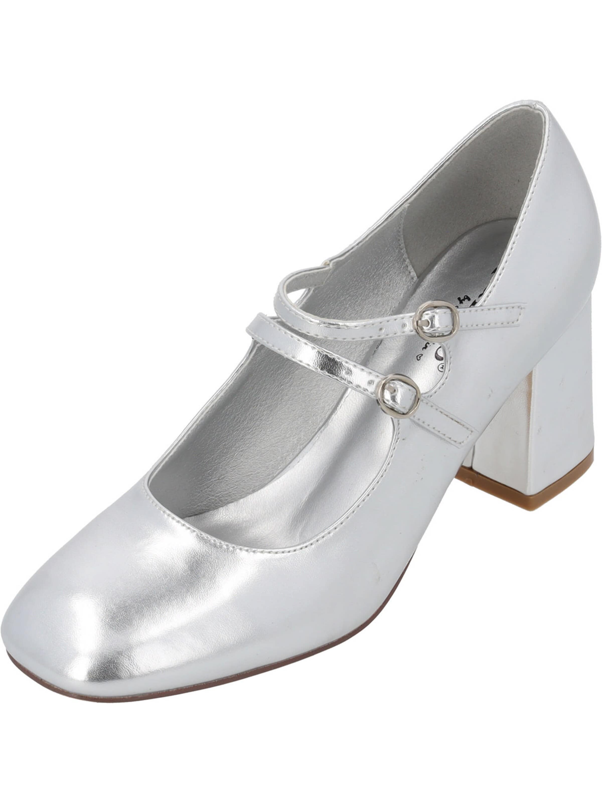 Palado by Sila Sahin Pumps 'Palado Loriya by Sila Sahin'‌‌‌‌‌ in Silber: Vorderseite