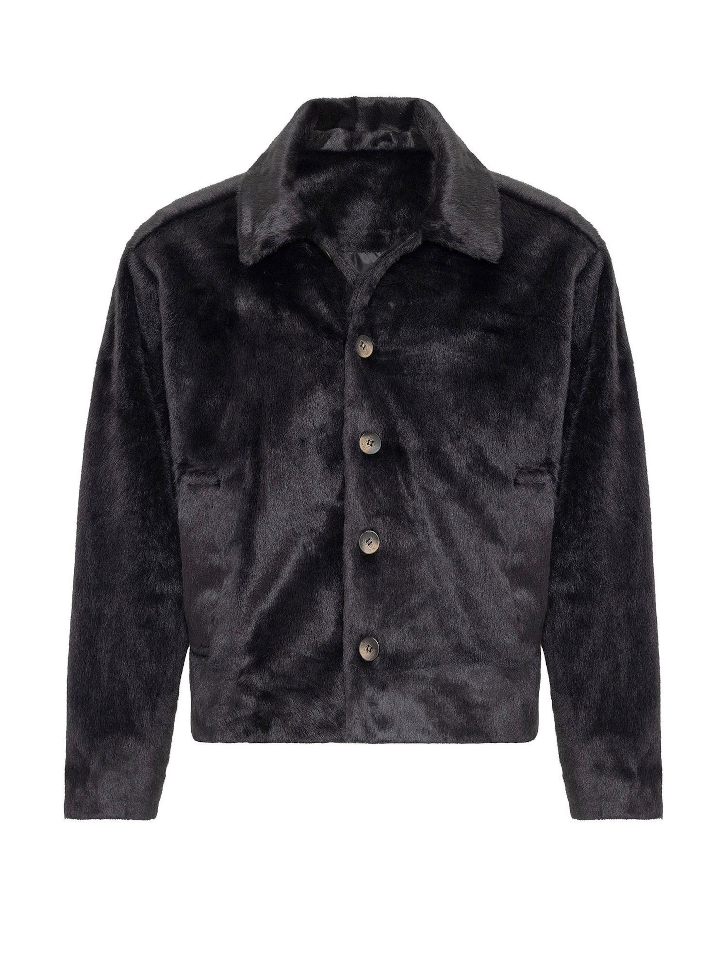 Giacca di mezza stagione di Antioch in nero: frontale