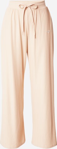 ROXY Wide leg Workout Pants 'RISE & VIBE' in Beige: front