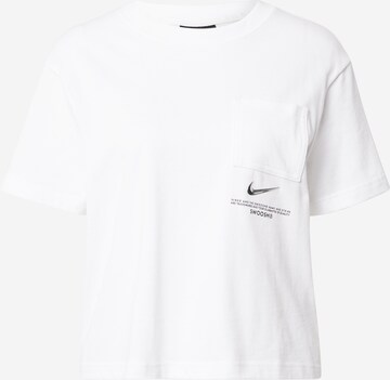 Tricou de la Nike Sportswear pe alb: față