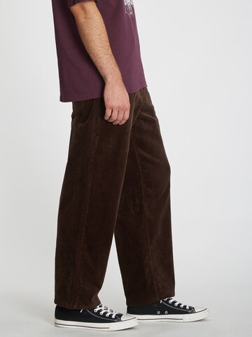 Volcom Loose fit Pants 'Lurking About' in Brown