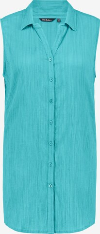 Ulla Popken Blouse in Blauw: voorkant