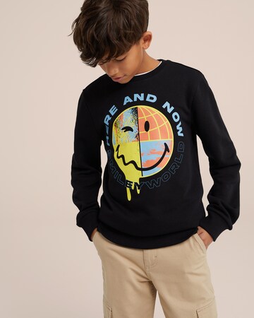 WE Fashion Sweatshirt in Schwarz