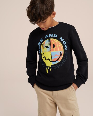 WE Fashion Sweatshirt in Zwart