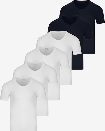 Ragman Undershirt 'Basic' in Blue: front