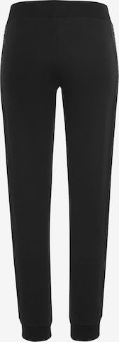 LASCANA ACTIVE Tapered Sportbroek in Zwart