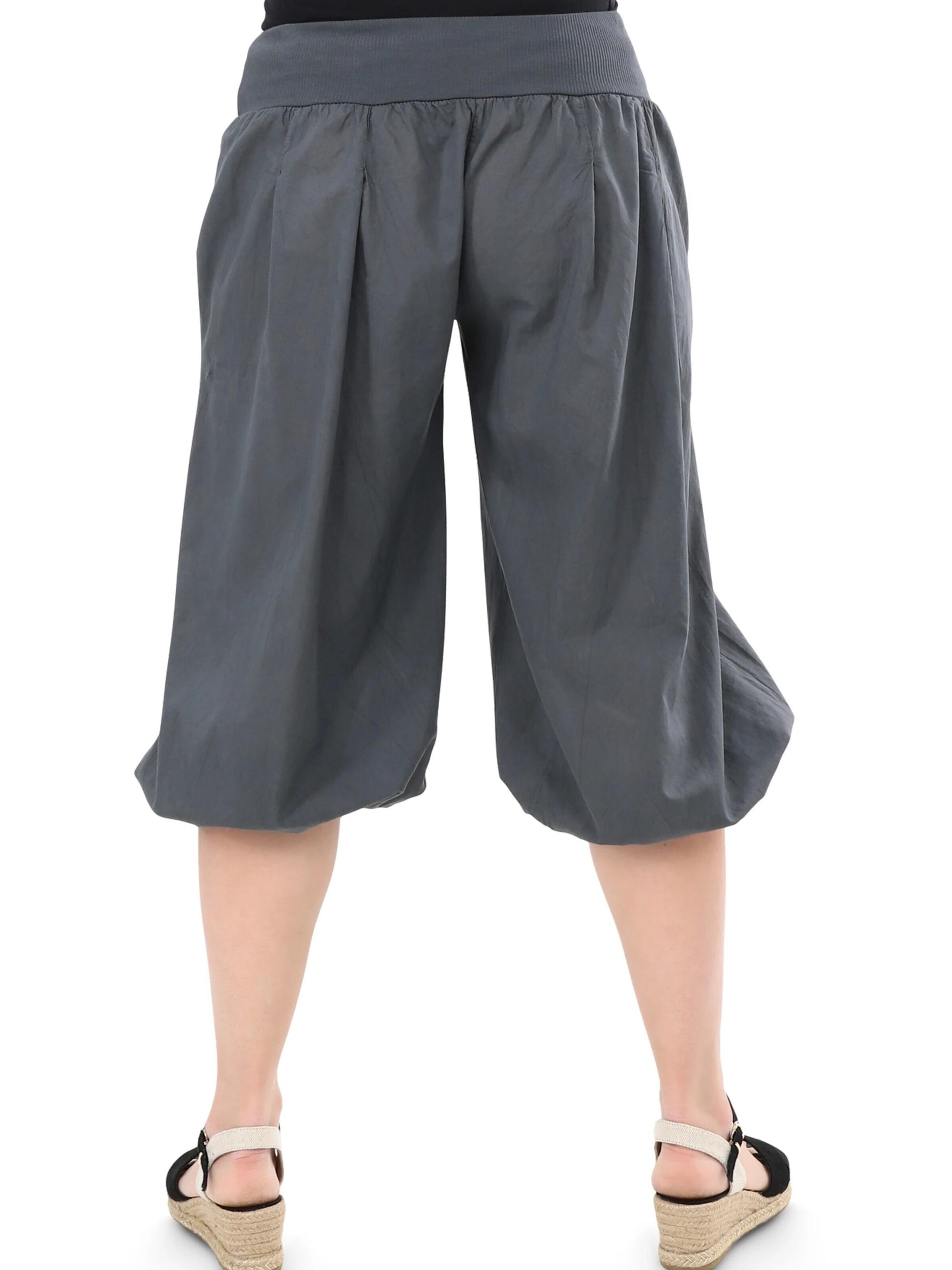 malito more than fashion Loose fit Harem Pants in Grey