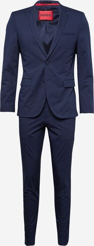 HUGO Regular Suit 'Hesten' in Blue: front