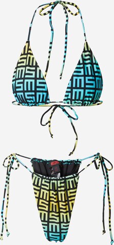 mėlyna Misspap Trikampė Bikinis: priekis