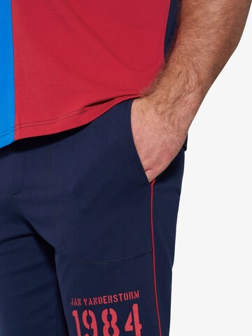 Jan Vanderstorm Short Pajamas 'Bernfried' in Blue