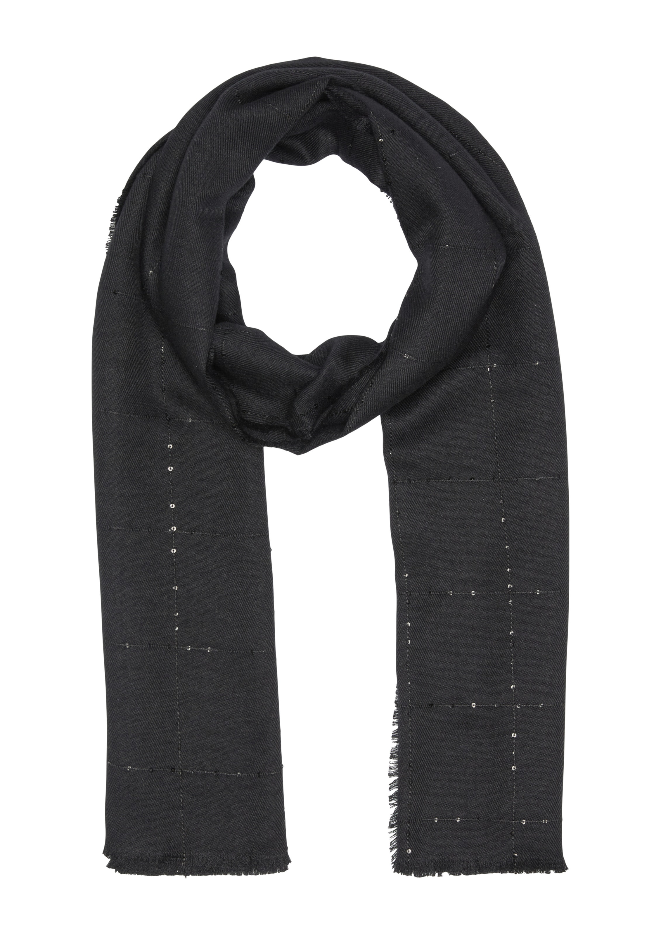 s.Oliver Tuch in schwarz / weiß, Produktansicht